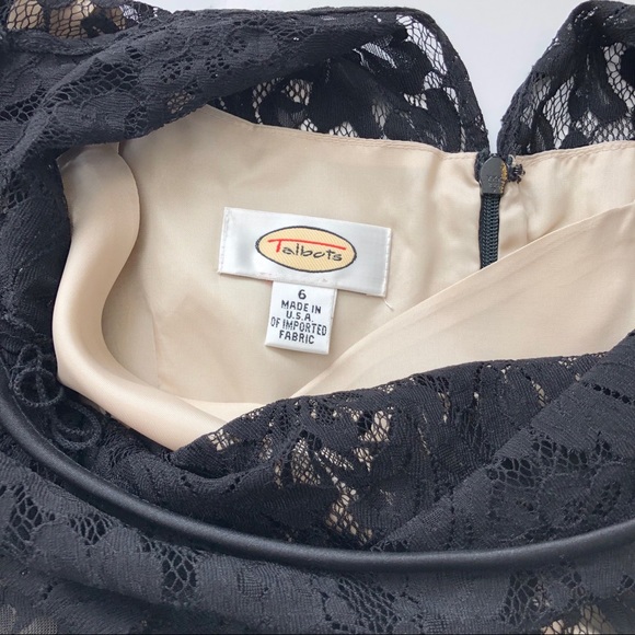 ✨Talbots Black Lace Special Occasion Top - Picture 7 of 8